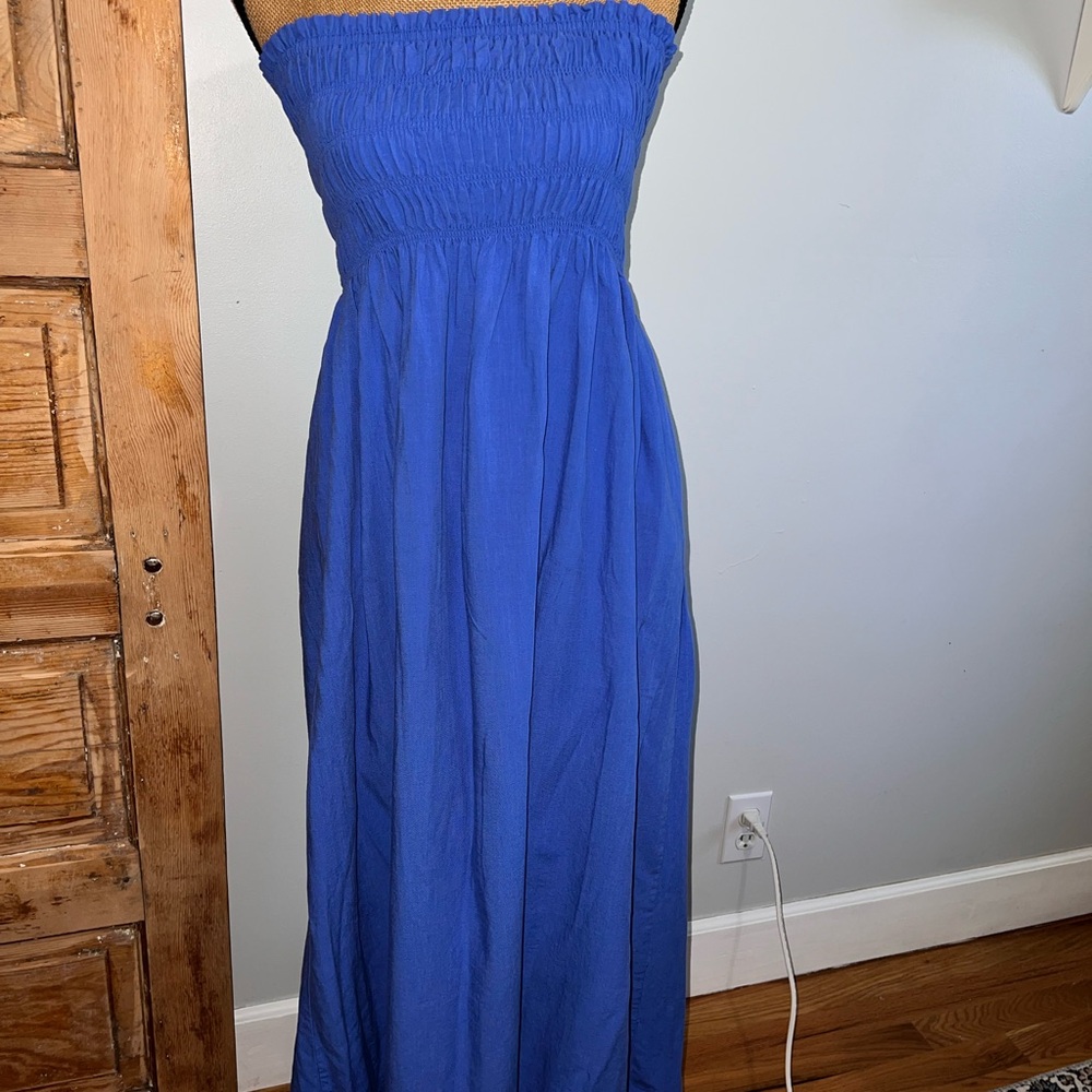 Universal Thread Strapless Blue Dress